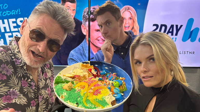Erin Molan's cake was NOT well received!