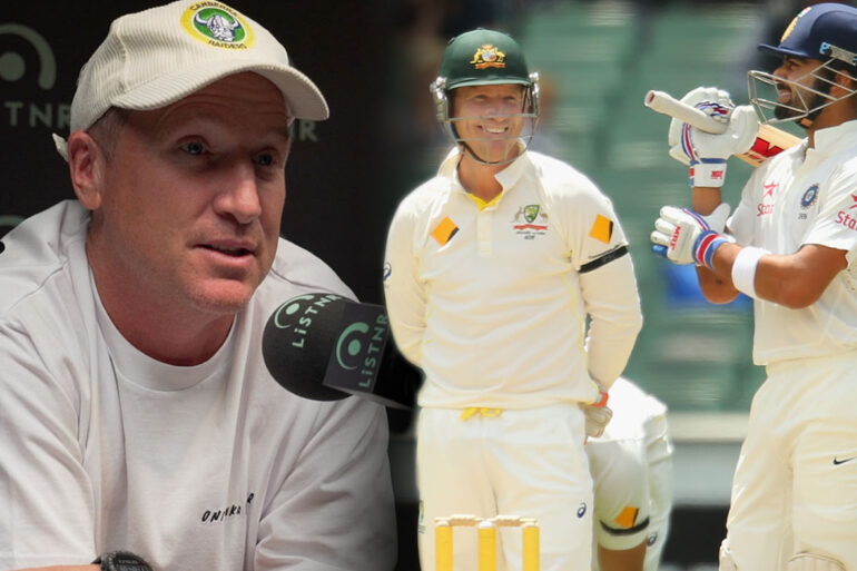 Brad Haddin & Virat Kohli