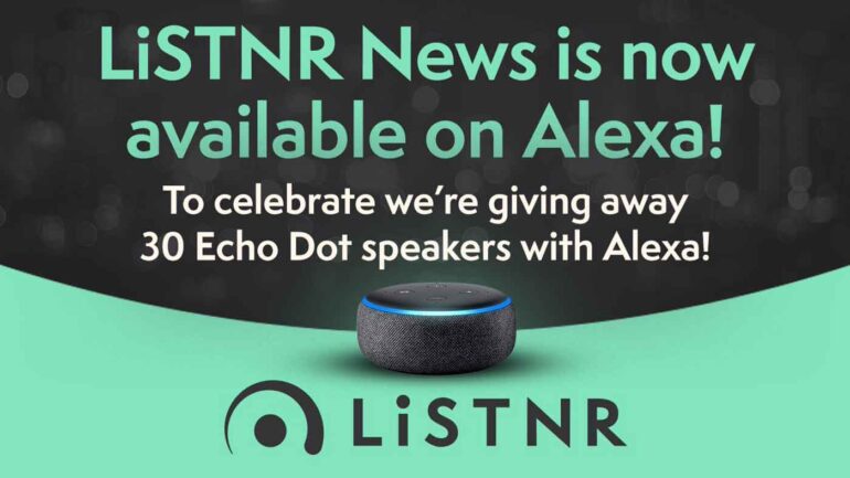 LiSTNR News Echo Dot