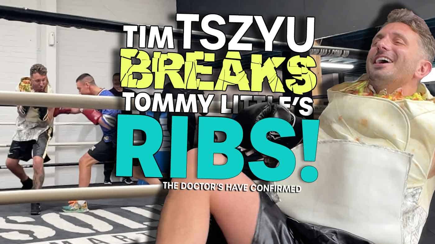 CONFIRMED: Tim Tszyu Has Broken Tommy's Ribs