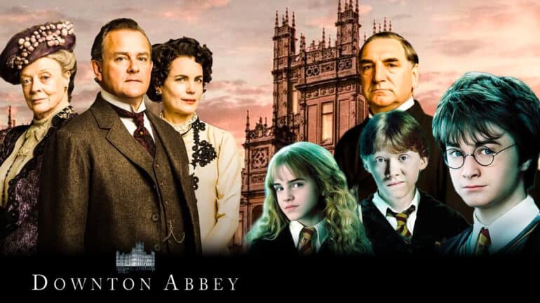 harry pottter and downton abbey cast