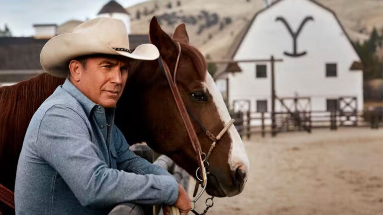 actor kevin costner and horse