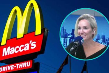 A screencap of McDonalds & Fifi Box in studio