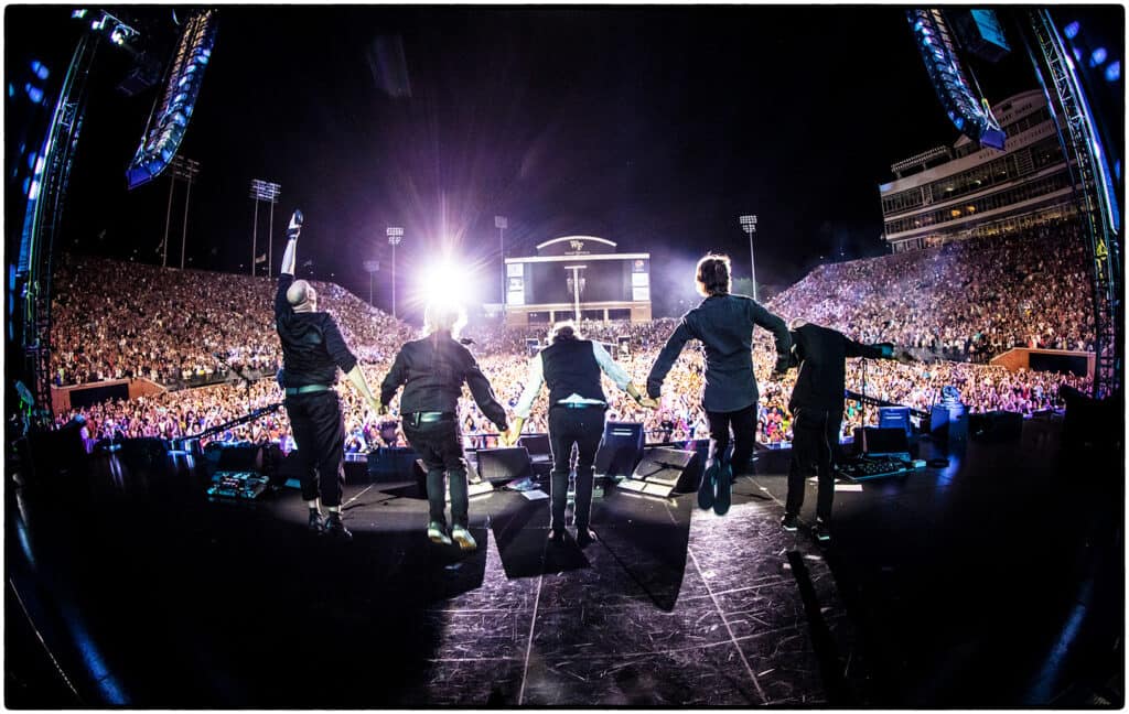 Sir Paul McCartney and his band take a bow on stage at Truist Field in Winston-Salem, North carolina. May 21, 2022
(Image: Supplied/MPL Communications)