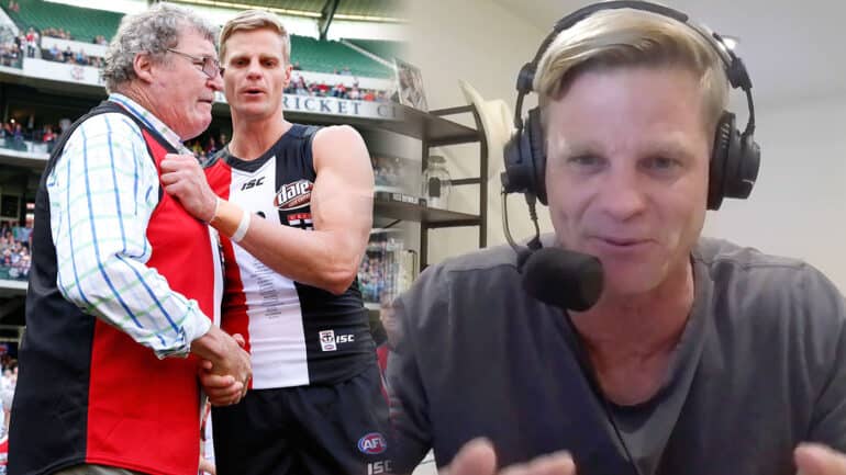 Nick Riewoldt and Cowboy Neale