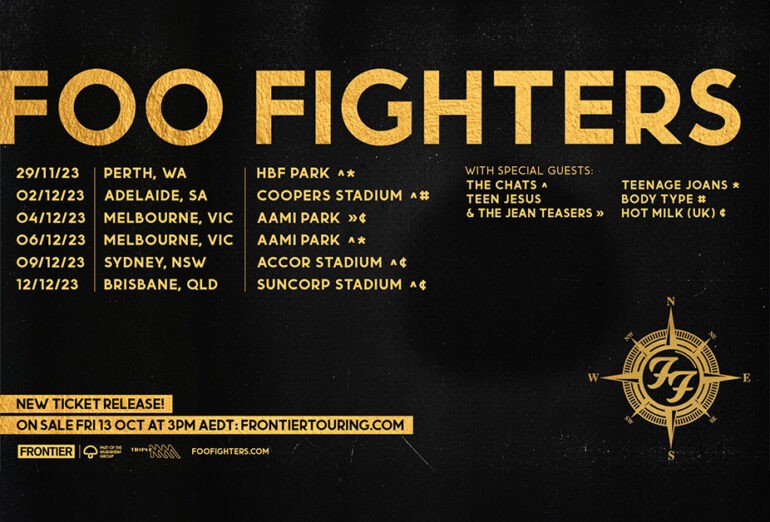 Foo Fighters Australian Tour