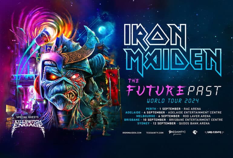 Iron Maiden to Rock Australia with Killswitch Engage: Future Past Tour 2024