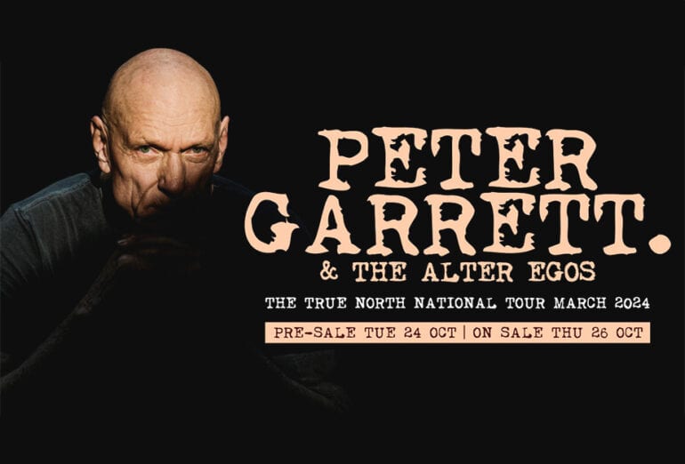 Peter Garrett & The Alter Egos. The True North Tour art.