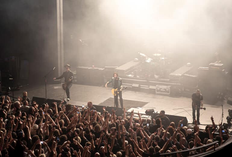 Grinspoon on stage at Enmore Theatre, Sydney. 17/11/23 [IMAGE: Chris Neave]