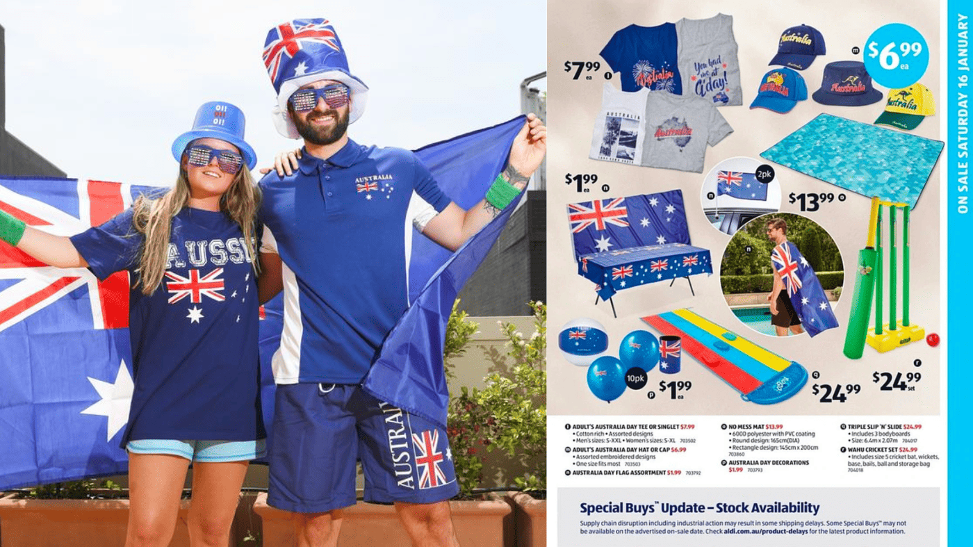 Aldi Joins Woolworths In Axing Australia Day Merchandise