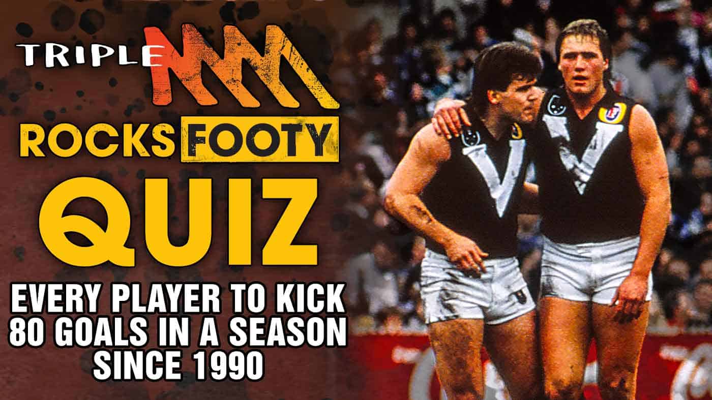 QUIZ: Every Player To Kick 80 Goals In An AFL Season Since 1990