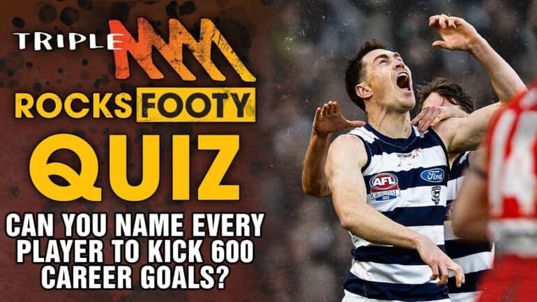 Triple M Footy Quiz: can you name every player to kick 600 goals?