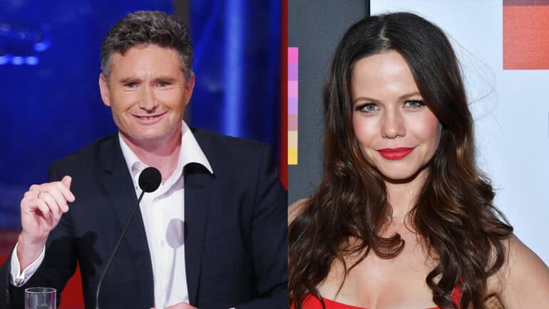 Dave Hughes and actress Tammin Sursok