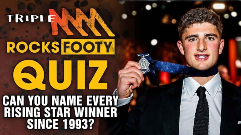 Triple M Footy Quiz: Can you name every Rising Star winner?