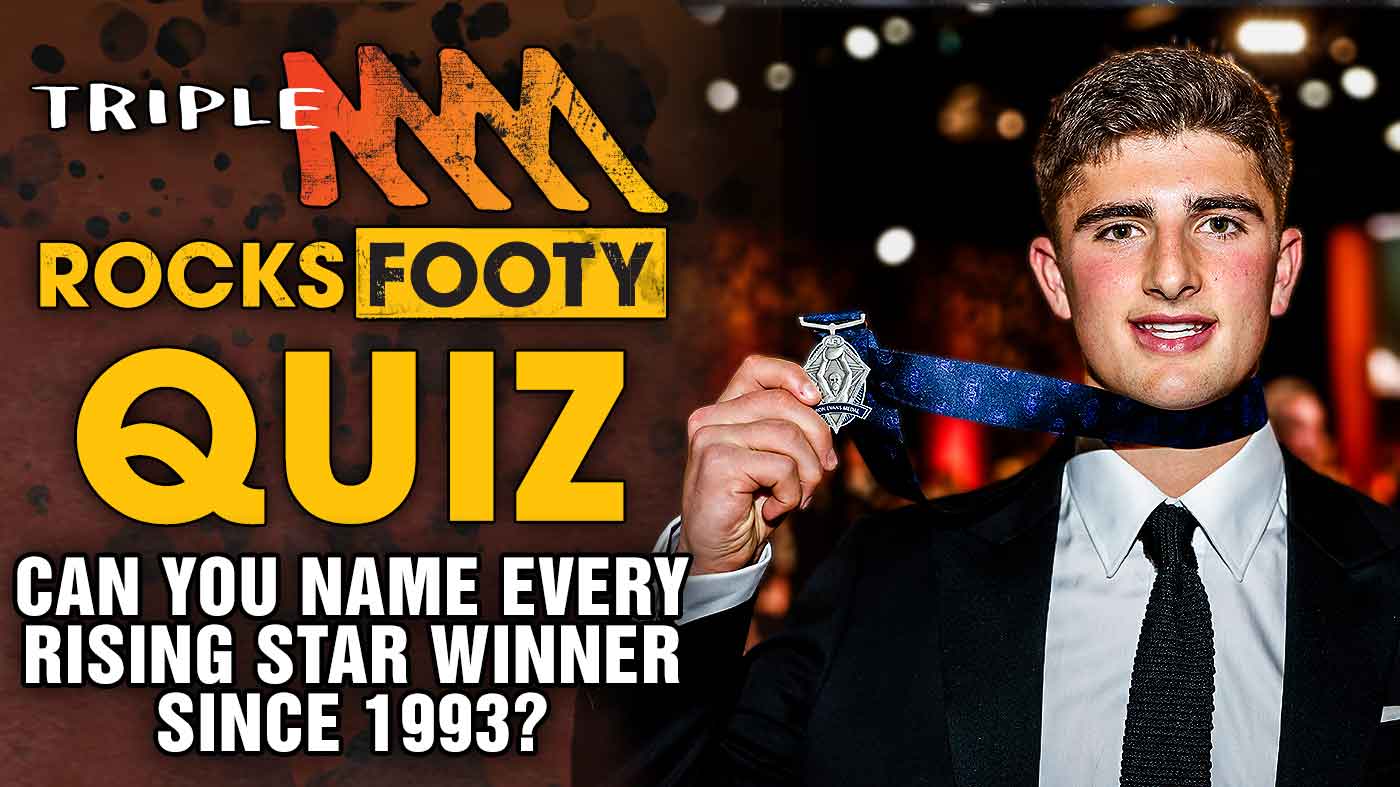 Triple M Footy Quiz: Can You Name Every Rising Star Winner?