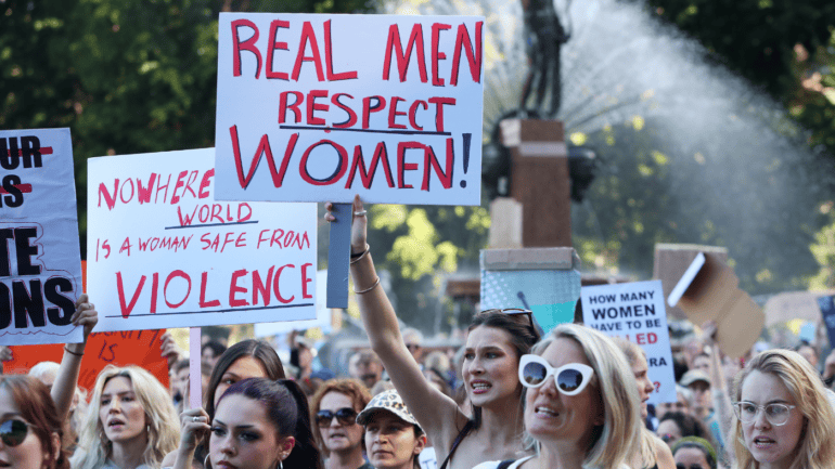 Gender-based violence protest