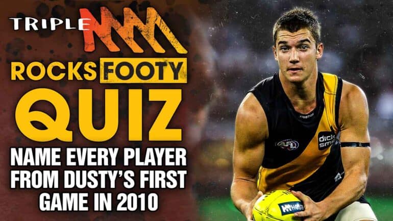 Triple M Footy Quiz: Can You Name Every Player From Dustin Martin’s First Game For Richmond?