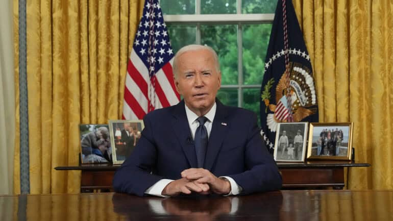 Joe Biden steps down for presidential race