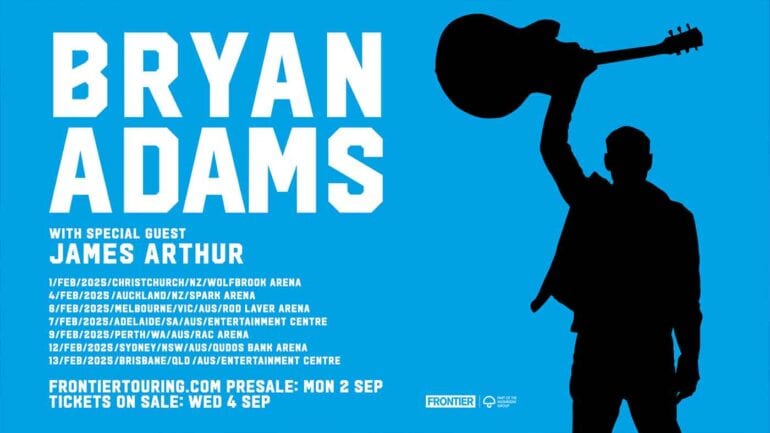 Bryan Adams Announces 2025 Australian Tour