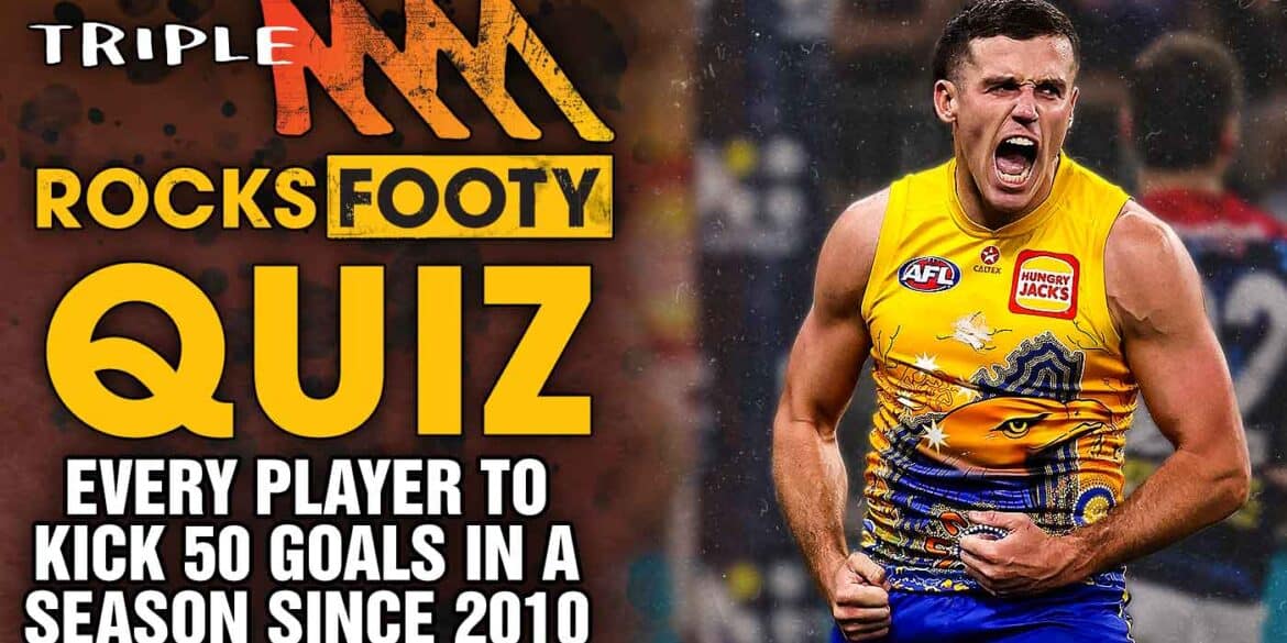 Triple M Footy Quiz: Every Player To Kick 50 Goals In A Season Since 2010