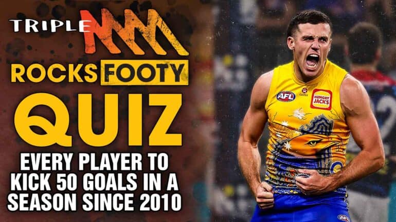 Triple M Footy Quiz: Every Player To Kick 50 Goals In A Season Since 2010