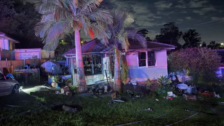 Heckenberg home where a young girl and woman died in Sydney's Southwest.