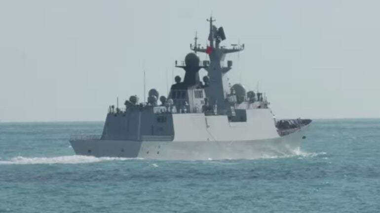 Chinese's Hengyang has been spotted in the Tasman Sea.
