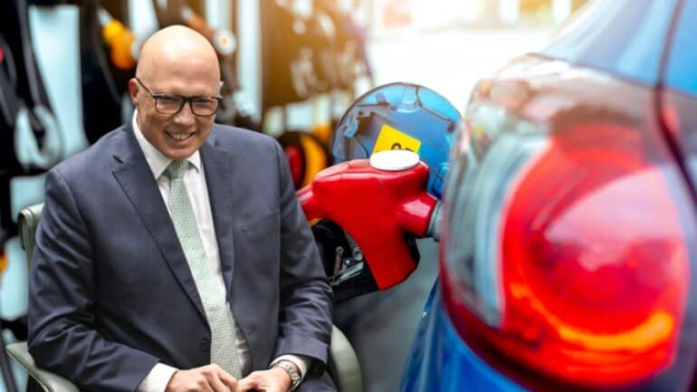 Opposition Leader Peter Dutton has announced that the Coalition will replace Labor's proposed tax cuts with a plan to halve the fuel excise for 12 months. 