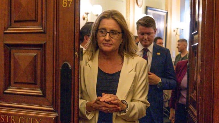 Victorian Premier Jacinta Allan has faced scrutiny over the origins of Melbourne's COVID-19 curfew.