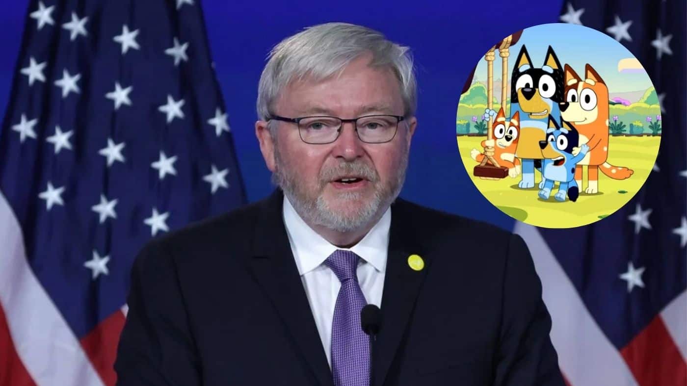 Kevin Rudd warns against ‘tax on Bluey’