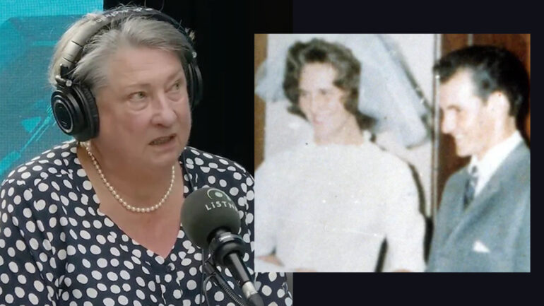Forensic expert in podcast studio